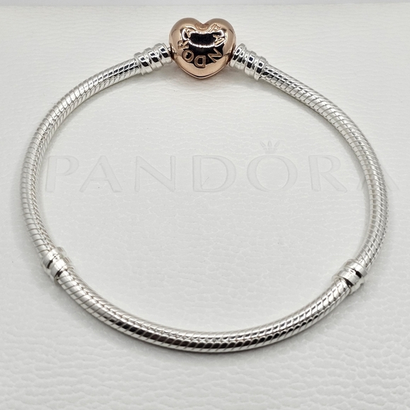 Authentic Pandora Rose Clasp Bracelet - Picture 1 of 7